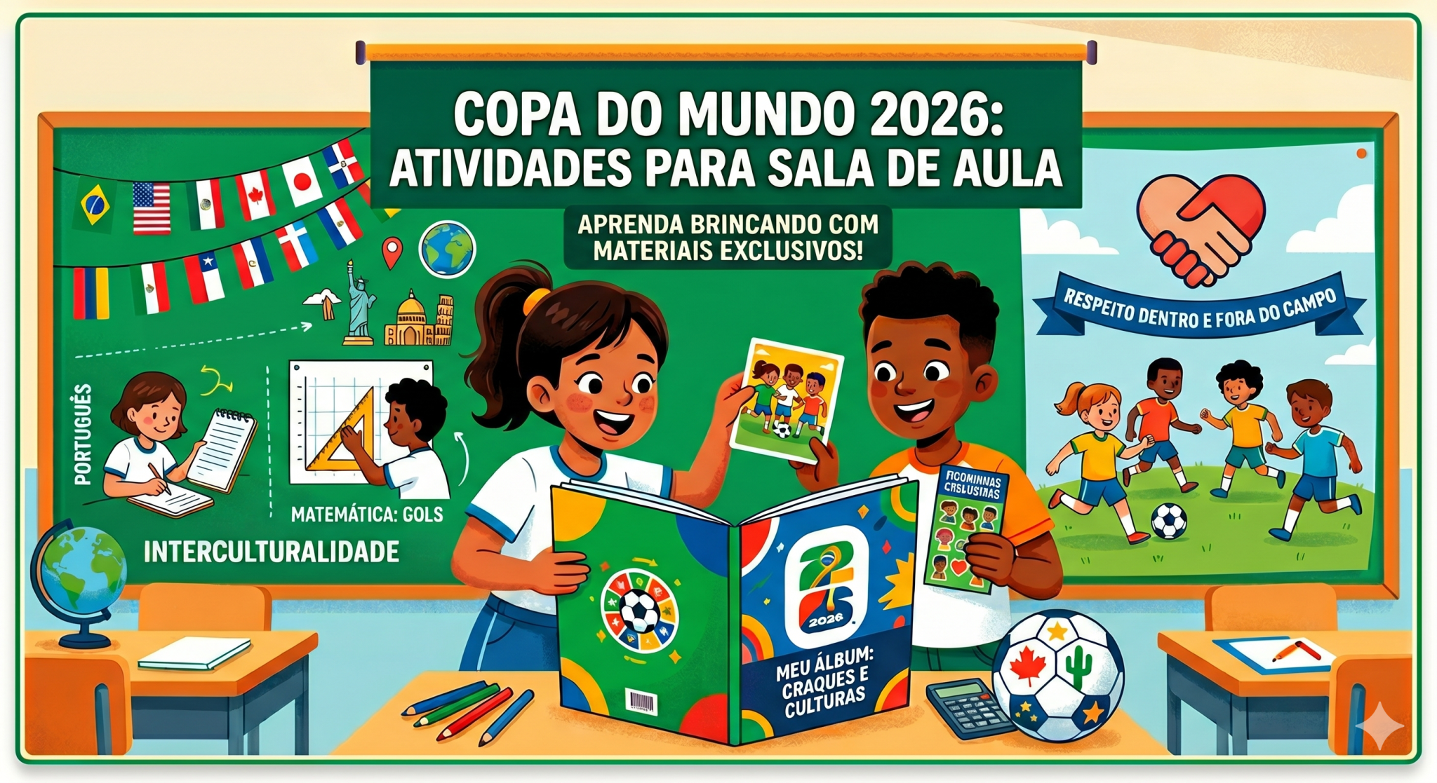Copa do Mundo 2026: 3 atividades para trabalhar com os alunos ...